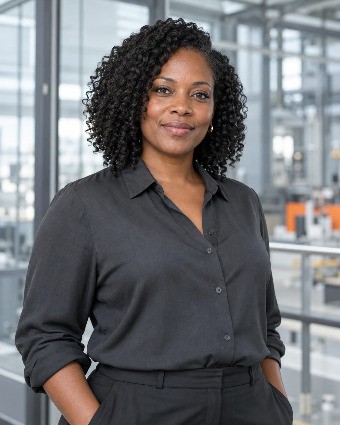 Fictional portrait of Nadia Okafor